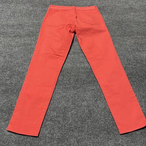 J Crew Toothpick Jeans Womens 25 Red Stretch Slim Fit Pants Classic Style - Picture 8 of 11